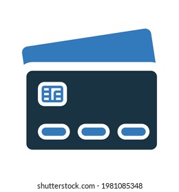 Tarjeta maestra, débito, icono de tarjeta de crédito. Vector editable aislado en un fondo blanco.