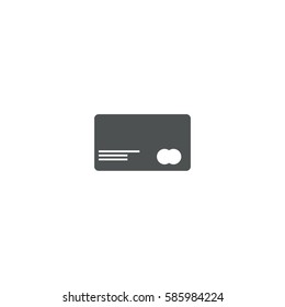 Master Card Icon. Sign Design