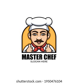 Master Chef Creatives Cartoon Logo Design
