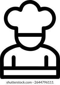 master chef hat vector art logo