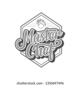 Master Chef Logo Design Vector Illustration