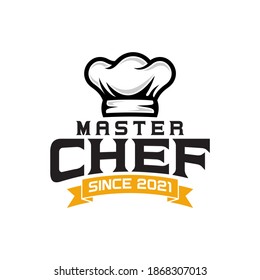 Master Chef Logo Design Vector Template
