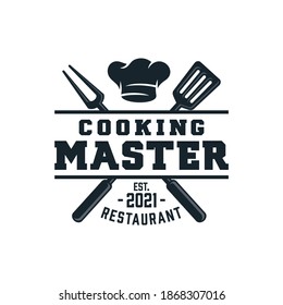 Master Chef Logo Design Vector Template
