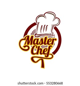 Master Chef Logo Design Vector Illustration