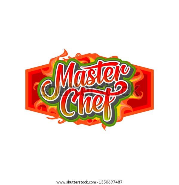 Master Chef Logo Design Vector Illustration Stock Vector Royalty