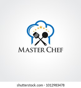 master chef logo vector, icon, and element for business