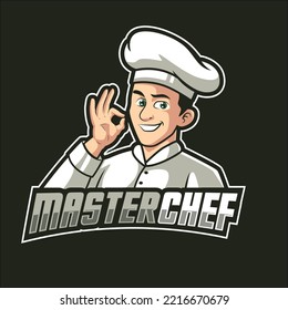 Logo-Illustration des Chefkochs
