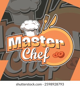 Master Chef vector Illustration Design