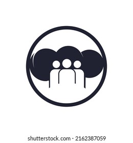 Master chef vector logo design. Chef hat with people vector logo design template.	