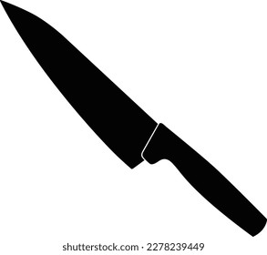 Vector de cuchillo del chef maestro eps 10