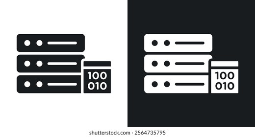 Master data icons in flat syle