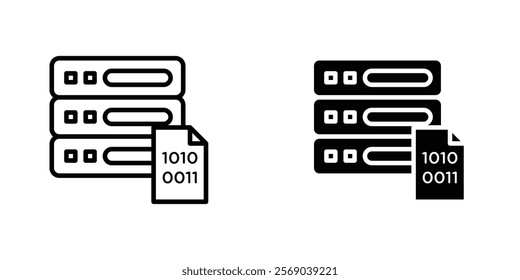 Master data icons vector graphic pack