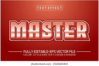 Efeito Texto da fonte mestre editável