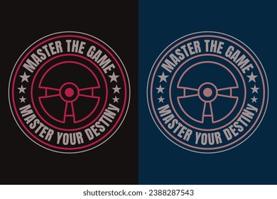 Master The Game Master Your Destiny, Gamer Boy Shirt, Funny Gamer Tee, Gamer Gifts, Gifts for Boy, Gaming Gifts for Dad