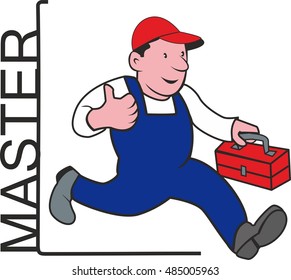 master good follow job logo