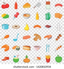Master icons set. Cartoon style of 36 master vector icons for web for any design