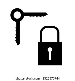 master key on white background