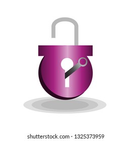 master key on white background