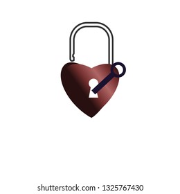 master key on white background