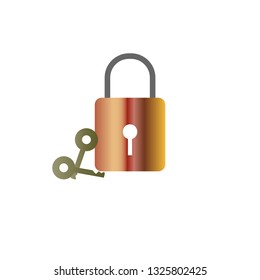 master key on white background