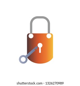 master key on white background