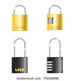 Master Key;Safety;Key lock; password lock;iron lock;vector illustration;Feel Save