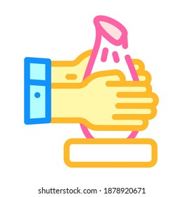 master making pot on turm pottery device color icon vector. master making pot on turm pottery device sign. isolated symbol illustration