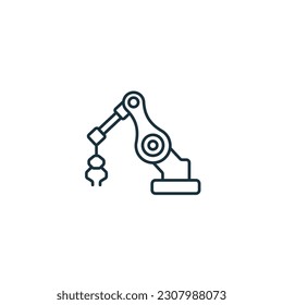 Icono del manipulador maestro. Signo monocromo simple de la colección de instrumentos de construcción. Icono del manipulador maestro para logotipo, plantillas, diseño web e infografías.