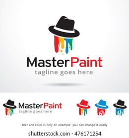 Master Paint Logo Template Design Vector