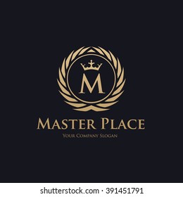 Master Place Ornament Luxury Logo Template