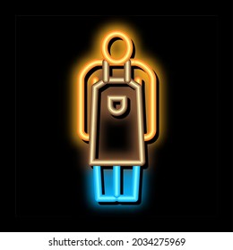 master potter sculptor neon light sign vector. Glowing bright icon master potter sculptor sign. transparent symbol illustration
