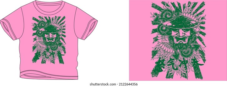 MASTER OF SKULLS t-shirt design background color is a pink and t-shirt color is a pink beautiful color and beautiful design