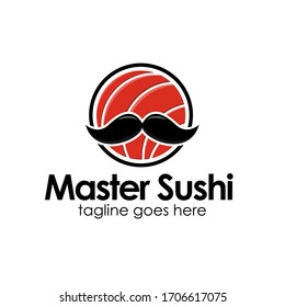 Master Sushi Logo Template Design