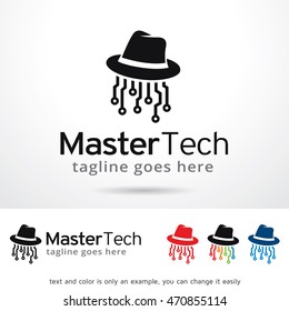 Master Technology Logo Template Design Vector