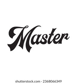 master text on white background.