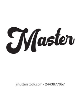 master text on white background.