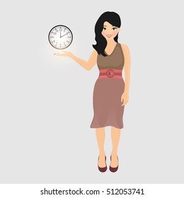 master of time, beautiful girl