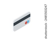 Mastercard icon flat vector design