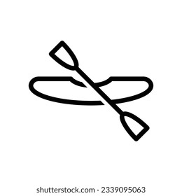 Mastering the Waves: Expertly Crafted Kayak Vector Icons