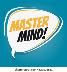 Mastermind Retro Speech Balloon