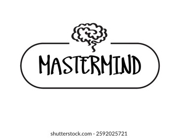 mastermind text on white background