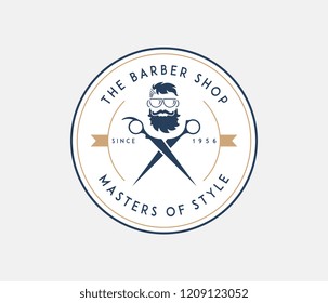 The masters of beard is a vector illustration about style