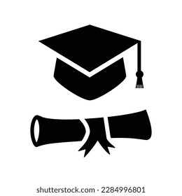 Master-Grad-Vektorsymbol-Illustration