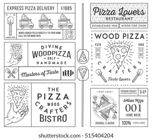 Masters and lovers of pizza vector concept