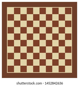 Masters Traditional Games 10 x 10 Chequerboard. International draughts game board vector illustration 