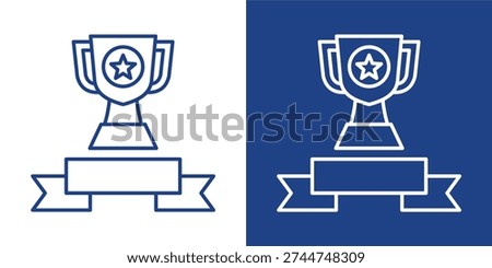 Mastery Blue And White Icon Style Collection