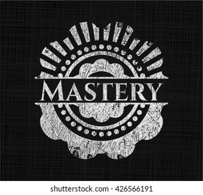 Mastery with chalkboard texture