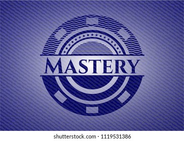 Mastery emblem with jean high quality background