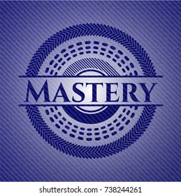 Mastery emblem with jean high quality background