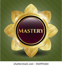 Mastery gold shiny badge